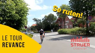 Ruten til Le Tour Revanchen i Struer [upl. by Enej]