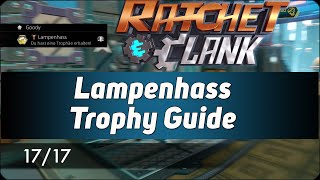 Ratchet amp Clank 2016  Lampenhass  I hate Lamp  Trophy  Trophäe Guide [upl. by Brandais]