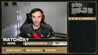 MARTINELLI GOAL VS SHAKHTAR DONETSK LIVE REACTION WITH DONBUJU [upl. by Onitnevuj210]