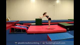 4 Drills For Better Back Handspring Connections [upl. by Adnuhsed]