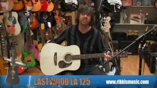 Eastwood LA125 Acoustic Guitar Review by Rikkis Music Shop Edinburgh [upl. by Nana264]