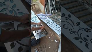 amazing laser cutting ss seat 😱😱😱shorts youtube trendingshorts laser cuttingsteelshiksha cnc [upl. by Celka]