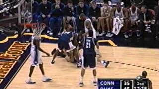 2004 Final Four Duke vs Connecticut1 [upl. by Schuman]