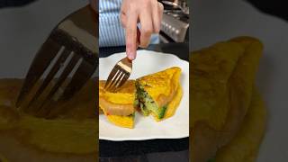 Broccoli Omelette with Chilli [upl. by Darsie]