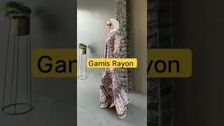 Gamis Rayon Viscose gamismurahdishopee youtubeshorts shopee [upl. by Argus]