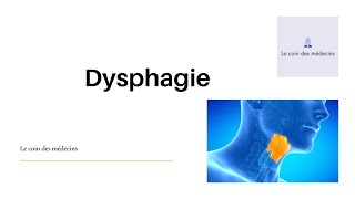 Dysphagie [upl. by Natascha]