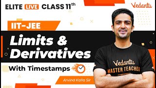 Limits and Derivatives Class 11  One Shot  Marathon  JEE Main  JEE Advanced Arvind Kalia  VJEE [upl. by Shreeves]