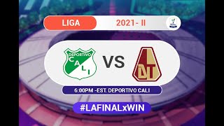 Deportivo Cali vs Deportes Tolima Previa Liga BetPlay Dimayor 2021II  Final Ida [upl. by Shutz]