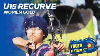 Recurve Under 15 Women Gold  Youth Festival 2024 [upl. by Macur541]