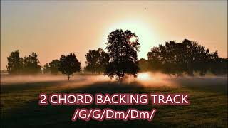 2 CHORD BACKING TRACKJAM in GDm71 bpm [upl. by Anileh1]