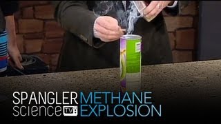 Methane Explosion  Cool Science Experiment [upl. by Arlin]