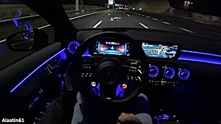 The Mercedes AMG A45 S 2024 NIGHT Test Drive [upl. by Tanitansy269]