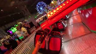 Jonathan Barkers Midnight Express Matterhorn Onride Pov  Winter Funland Birmingham Nec 29122023 [upl. by Forras]