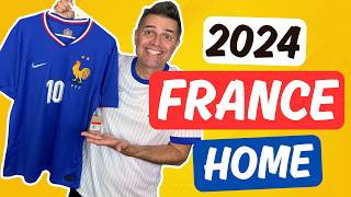 2024 UEFA EURO KIT 🇫🇷 Nike 202425 France Home Shirt Review [upl. by Juta426]