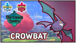 EASY CROWBAT SWORD amp SHIELD Where to catch Crowbat in Crown Tundra [upl. by Ayama]