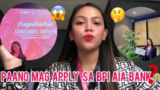 PAANO MAG APPLY SA BANK AS AN EMPLOYEE  BANCASSURANCE EXECUTIVE 👩‍💼INITIAL EXAM FINAL INTERVIEW [upl. by Esmerelda]