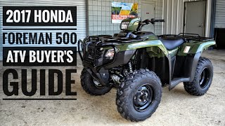 2017 Honda FourTrax Foreman 500 ATV Model Lineup Explained  Differences  Model ID Breakdown [upl. by Clementis]