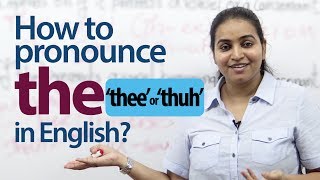 How to Pronounce quotthequot in English  English Pronunciation amp Grammar lesson [upl. by Kcirrej]