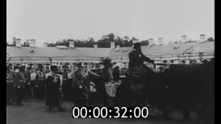 RARE God Save The Tsar played in Sports Parade 1910 [upl. by Andrew145]