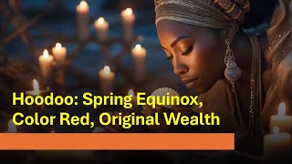 Hoodoo Spring Equinox Color Red amp Original Wealth Color [upl. by Atin]