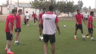 37º ENTRENAMIENTO SEVILLA ATLETICO 1213 [upl. by Yelrihs]