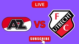 AZ Alkmaar vs FC Utrecht Live wedstrijdscores [upl. by Pittel598]