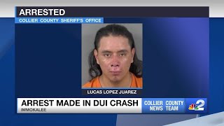 Driver Arrested for DUI After Immokalee Crash [upl. by Nolur224]