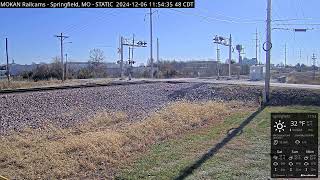 MOKAN Railcams Springfield Missouri BNSF Thayer North Subdivision MP 20470 RECURRENT STREAM [upl. by Ajani]