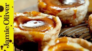 Jamies Quick Portuguese Custard Tarts [upl. by Peggie206]