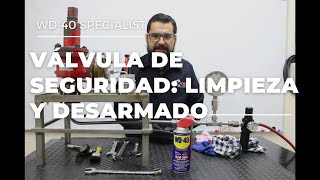 WD40 Specialist Válvula de Seguridad Limpieza y Desarmado [upl. by Dennard]