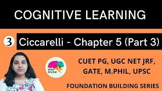 PSYCHOLOGY Ciccarelli Chapter 5  Part 3  COGNITIVE LEARNING  Mind Review [upl. by Ahsirat]