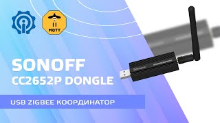 USB Zigbee координатор Sonoff CC2652P ZBDongleP  обзор и тестирование с zigbee2mqtt [upl. by Limak]