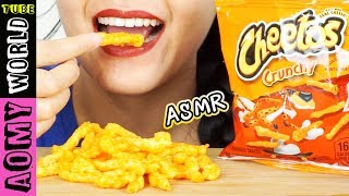 ASMR Cheetos Crunchy  Real Cheese  EXTREME CRUNCH Eating Sounds  AomyWorldTUBE [upl. by Ellie664]