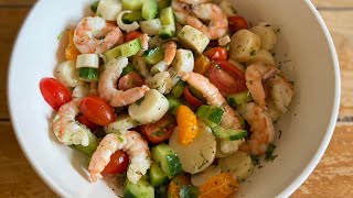 Ensalada de Palmito y Camarones  Hearts of Palm amp Shrimp Salad [upl. by Inaja]