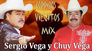 Top Grandes Éxitos de Chuy Vega y Sergio Vega  Puros Corridos Viejitos  Mix Para Pistear [upl. by Hsima885]