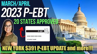 NEW 2023 PEBT UPDATE MARCH 20 STATES APPROVED amp Payout Dates NEW YorkOregon 391 PEBT UPDATE [upl. by Boehmer]