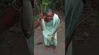 Grandmaa Rohu fish and Ridge gourd curry cookingshortsfeed [upl. by Romeo]