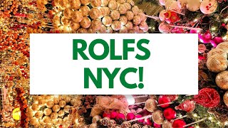 Rolfs Christmas Restaurant NYC [upl. by Atiloj]