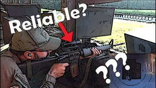 Brownells Retro 4x AR15M16 Carry Handle Scope Reproducible Elevation Adjustments [upl. by Ahsanat713]