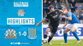 MATCH HIGHLIGHTS  Glenavon 10 Ballymena United [upl. by Ettenrahc]