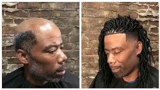 Man Weave Transformation 6  Cut By Cimaje Studio  Afro Haircut [upl. by Aneer888]