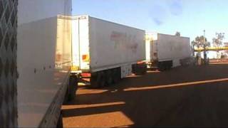 Triple Roadtrain in Meekatharra [upl. by Martreb191]