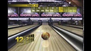 2912 Brunswick Pro Bowling Kinect Practice my created Bowler [upl. by Imoyn]