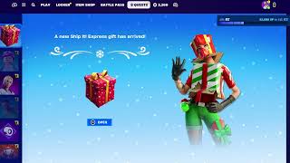 Fortnite 51 Winterfest 2023 Day 10 Present Unlock [upl. by Brink]