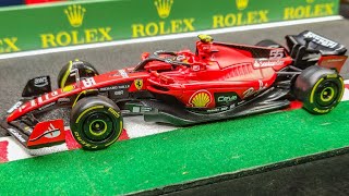 BBURAGO F1 143 Scale 2023 Ferrari SF 23 Formula One Carlos Sainz Diecast Model Review [upl. by Entsirhc264]