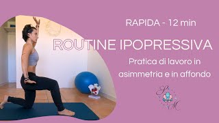 Routine Ipopressiva 12min  Catena Cinetica crociata [upl. by Liatrice]