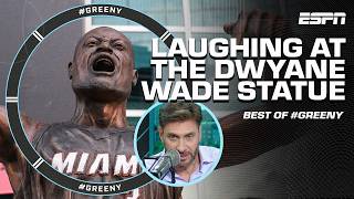 Dwyane Wades statue gives Greenberg amp the crew QUITE the laugh 😆  Greeny [upl. by Ernestine]