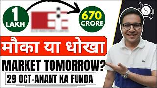 1 lakh to 670 crore  Elcid Investments  Mauka ya dhokha  Nifty analysis  29102024 [upl. by Rehpotsyrk306]