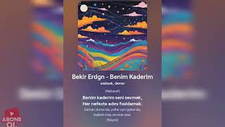 Bekir Erdgn  Benim Kaderim [upl. by Johnston]