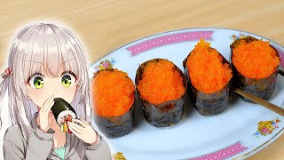 How To Make Fish Roe Sushi Tobiko eggs [upl. by Nate]